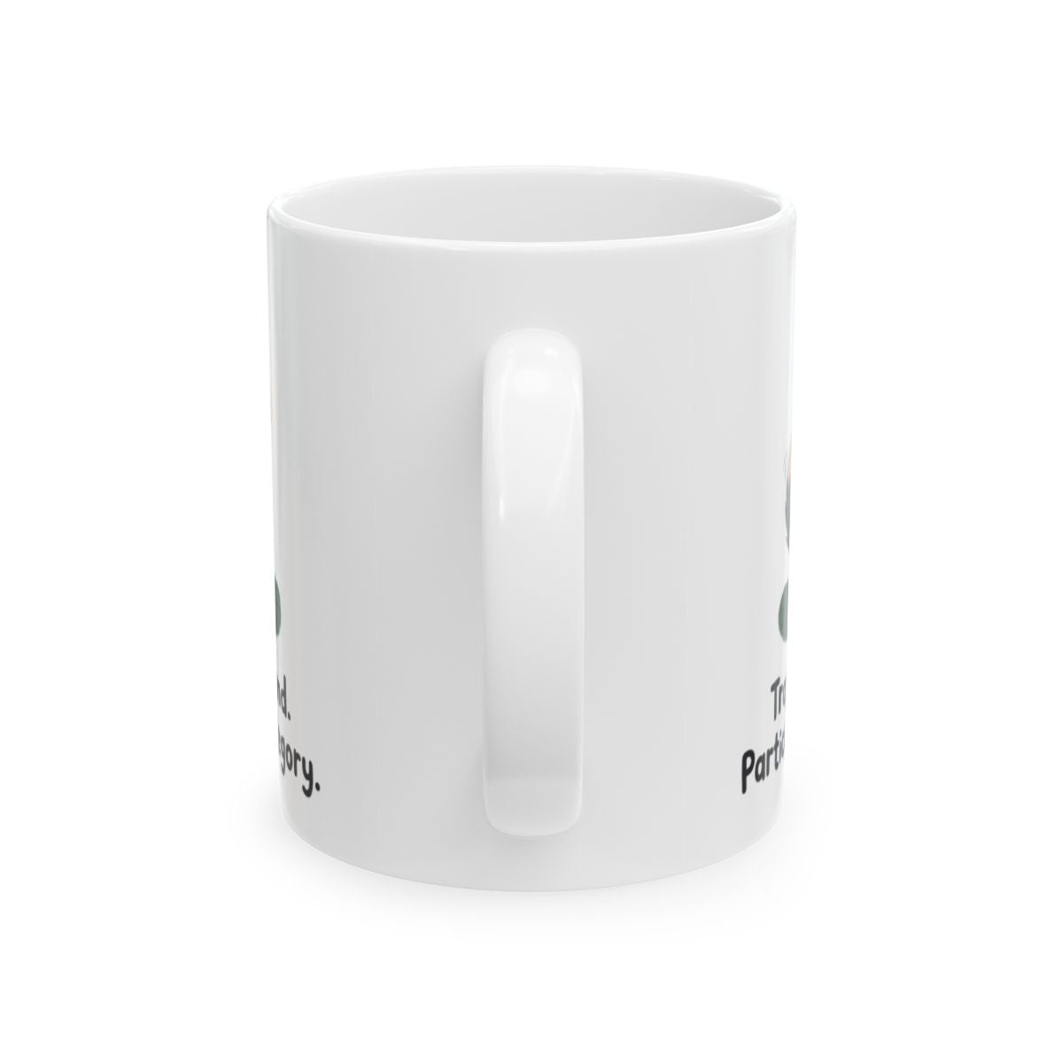 Husband Mug — "Trophy Husband, Participation Category" Funny Sheepdog Gift Mug