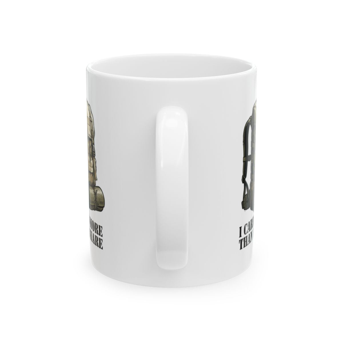 Army Mug — "I Carried More Than My Share" Rucksack Coffee Mug