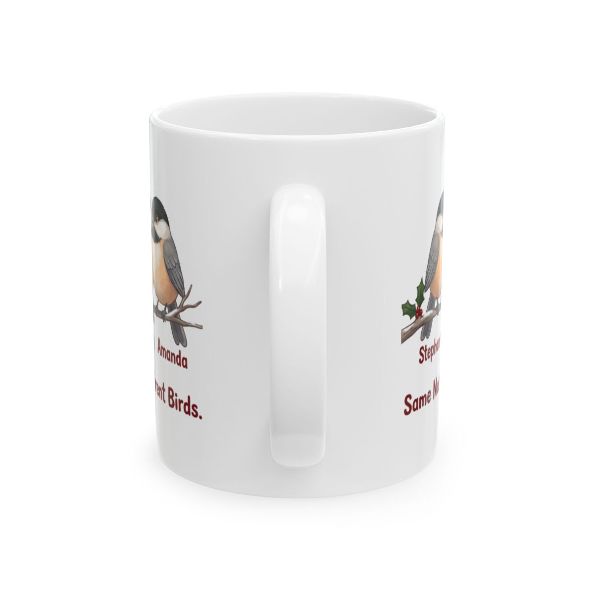 Sisters Mug — Personalized Same Nest Different Birds Mug with 2, 3 or 4 Names