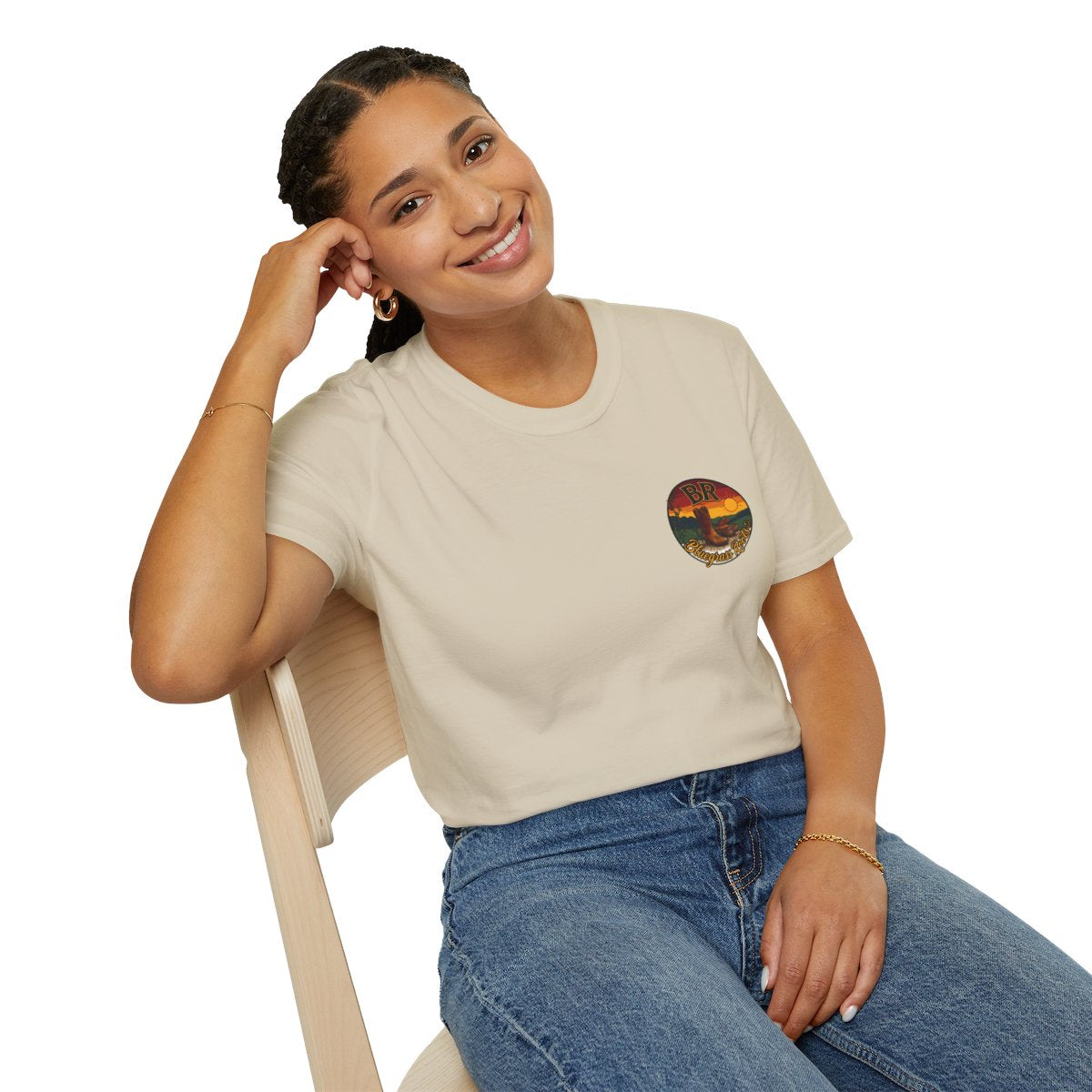 Y'all Shirt — Bluegrass Roots "Amen, Y'all" Graphic Tee in Sand