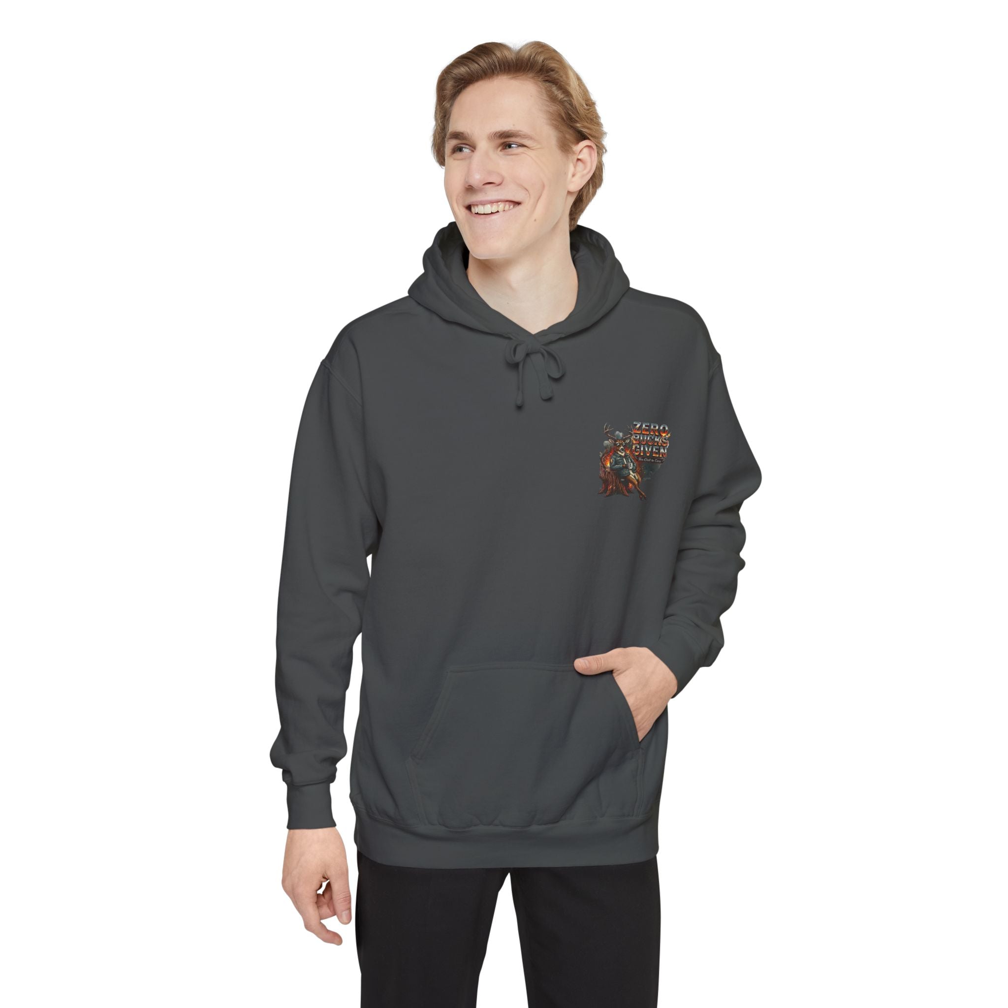 Zero Bucks Given: The Too Chill Heavyweight Hoodie - heavyweight hoodie color option by Bluegrass Gifts