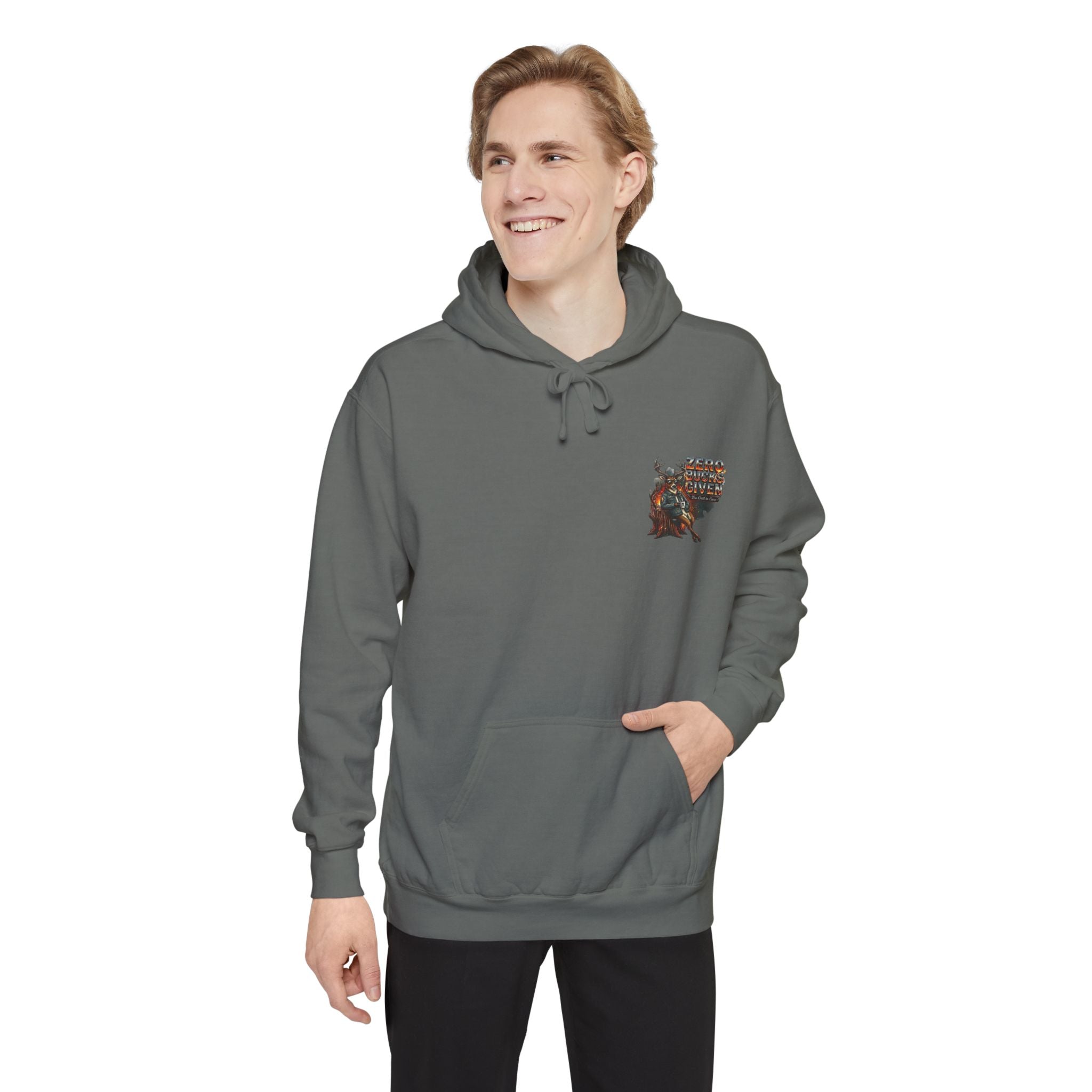 Zero Bucks Given: The Too Chill Heavyweight Hoodie - heavyweight hoodie color option by Bluegrass Gifts