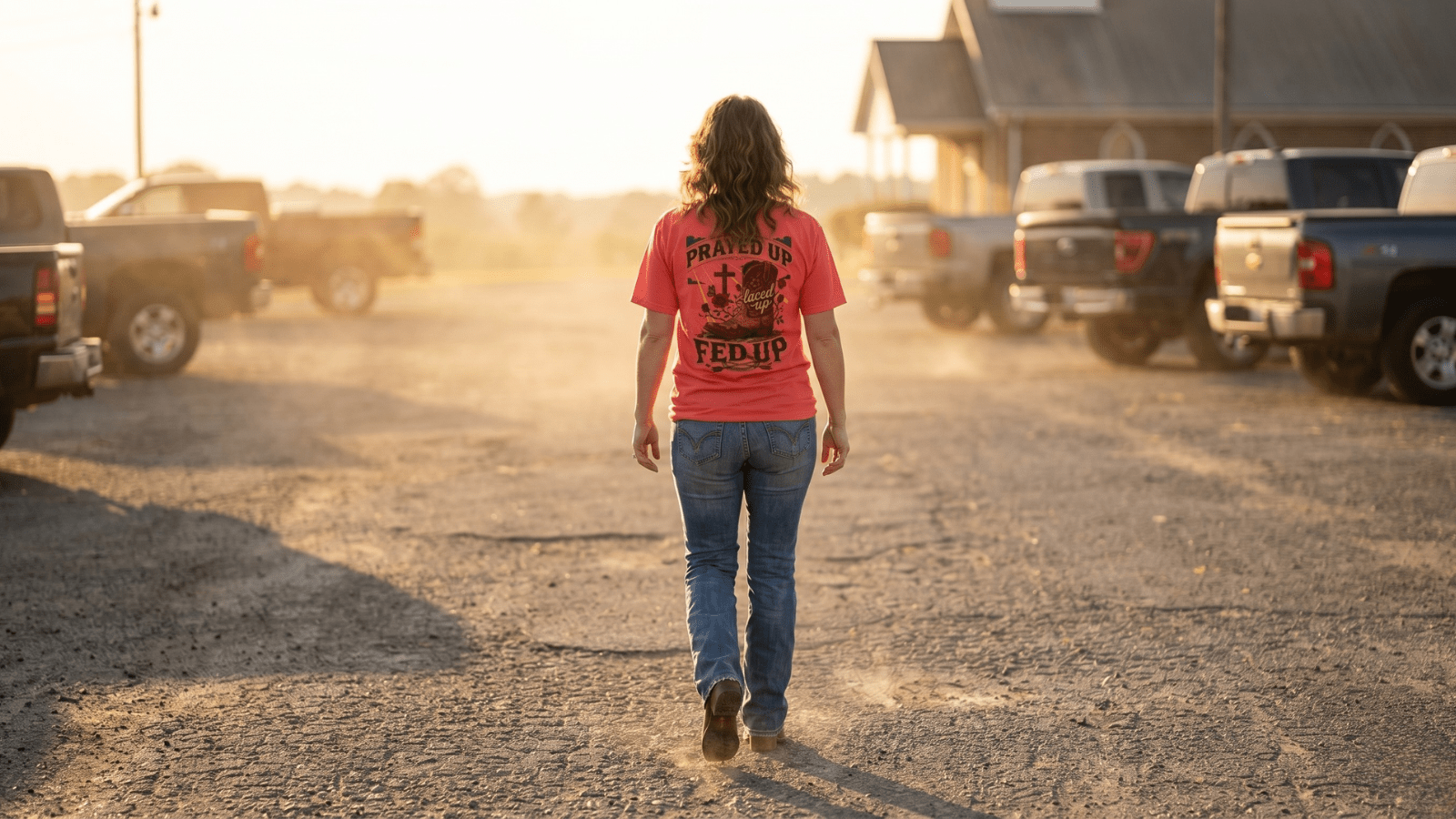 Prayed Up, Laced Up, Fed Up: The Faith T-Shirt for Women Who Are Done Playing Small | Bluegrass Gifts