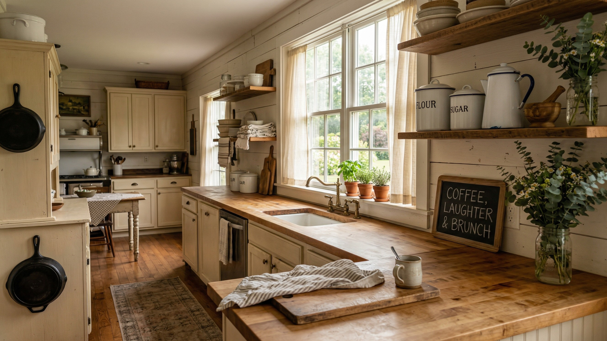 Farmhouse Kitchen Decor Ideas That Don't Require a Renovation | Bluegrass Gifts