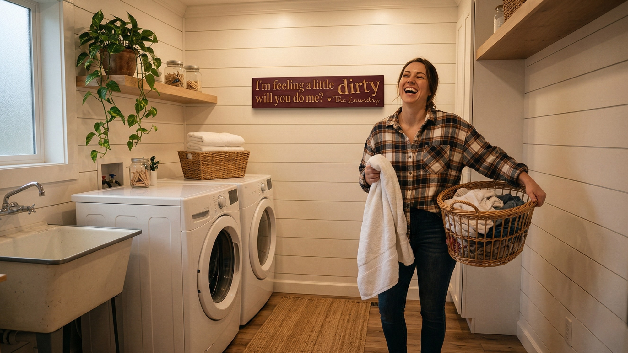 Laundry Room Decor Ideas That Actually Work — Funny Signs & Farmhouse Style | Bluegrass Gifts