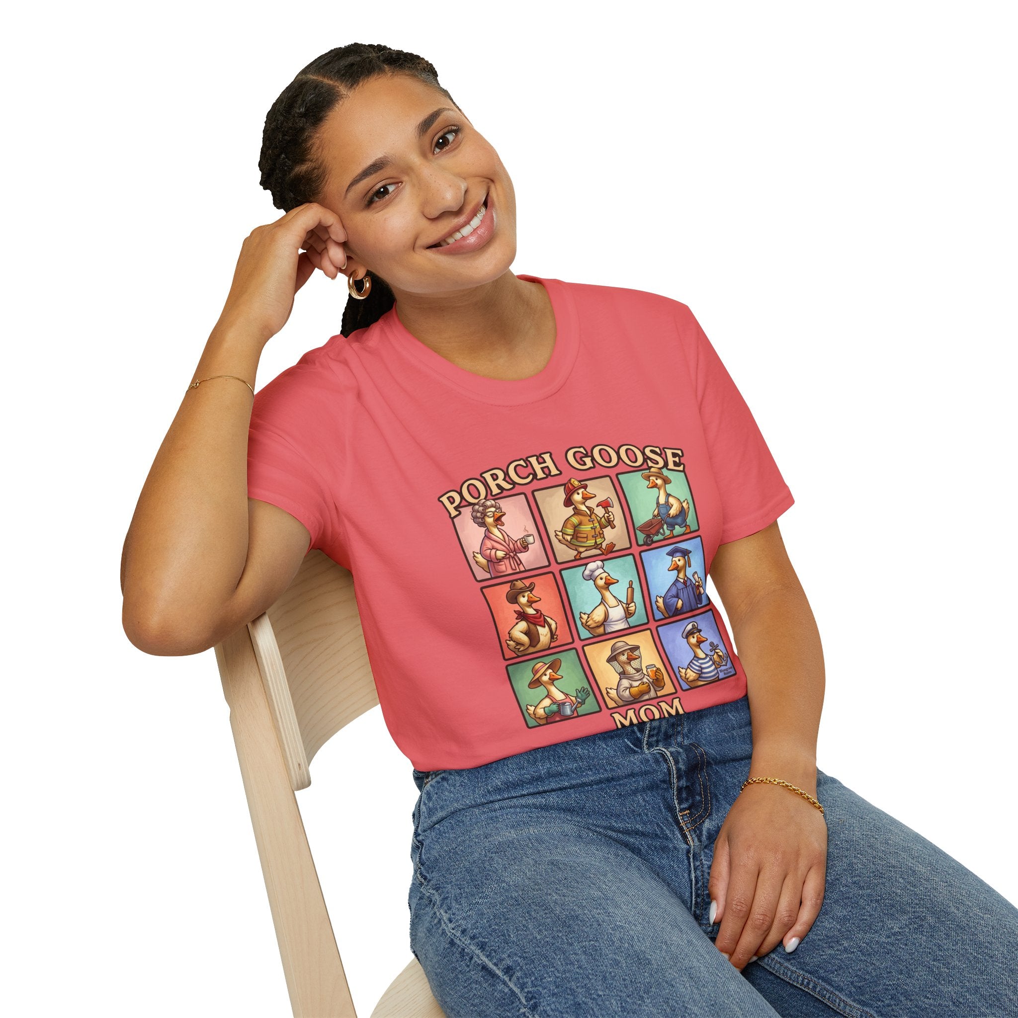 Porch Goose Mom funny goose shirt