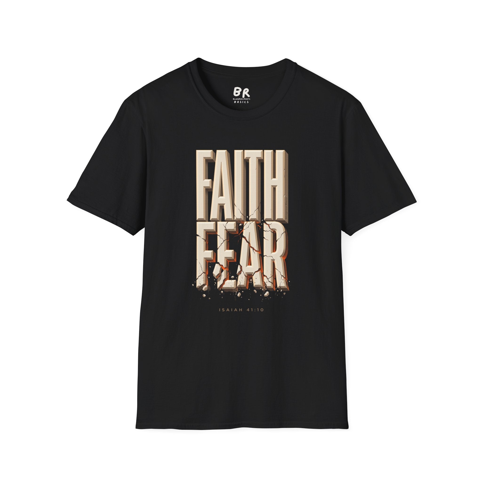 Faith Over Fear Isaiah 41:10 shirt in XS