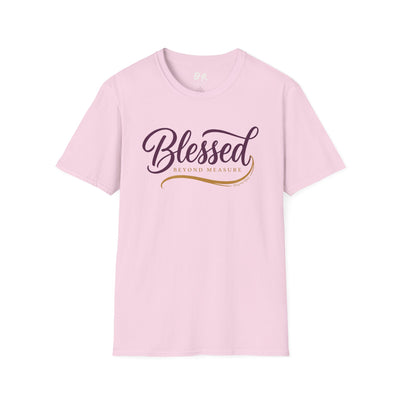 Blessed Beyond Measure script shirt