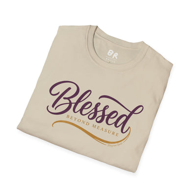 Blessed Beyond Measure script shirt