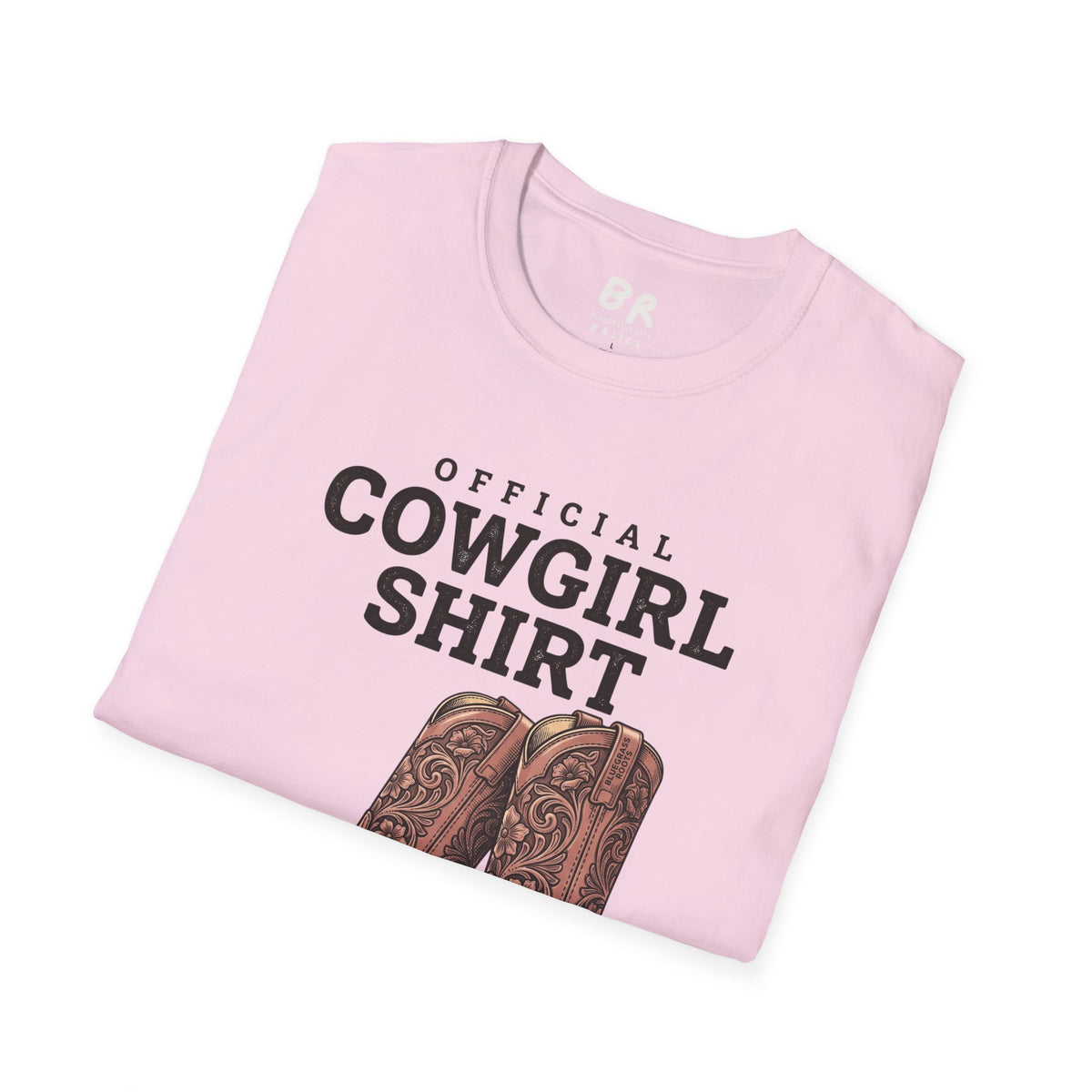 Official Cowgirl Shirt boots tee