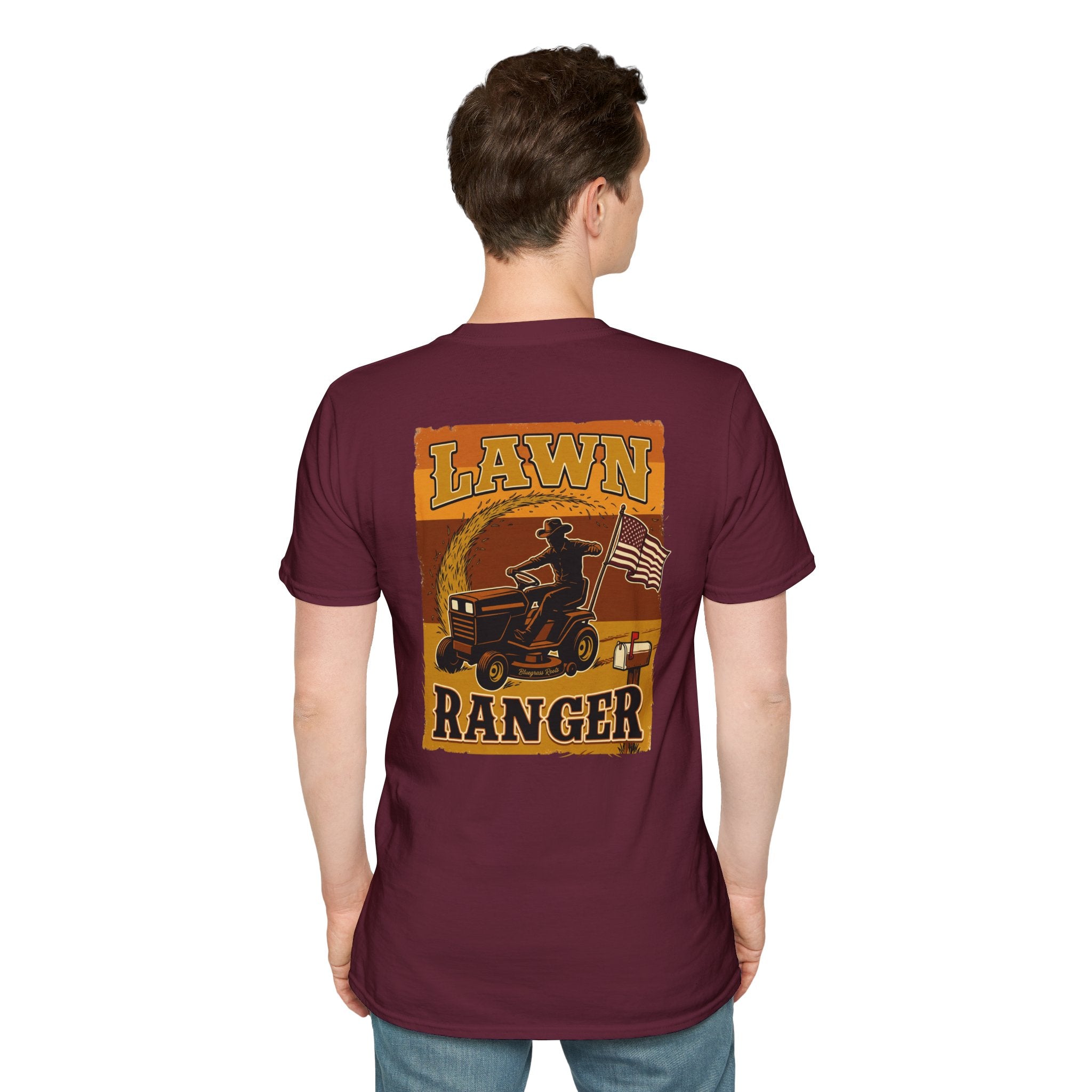 Bluegrass Roots | "Lawn Ranger" Riding Mower Cowboy Graphic Tee