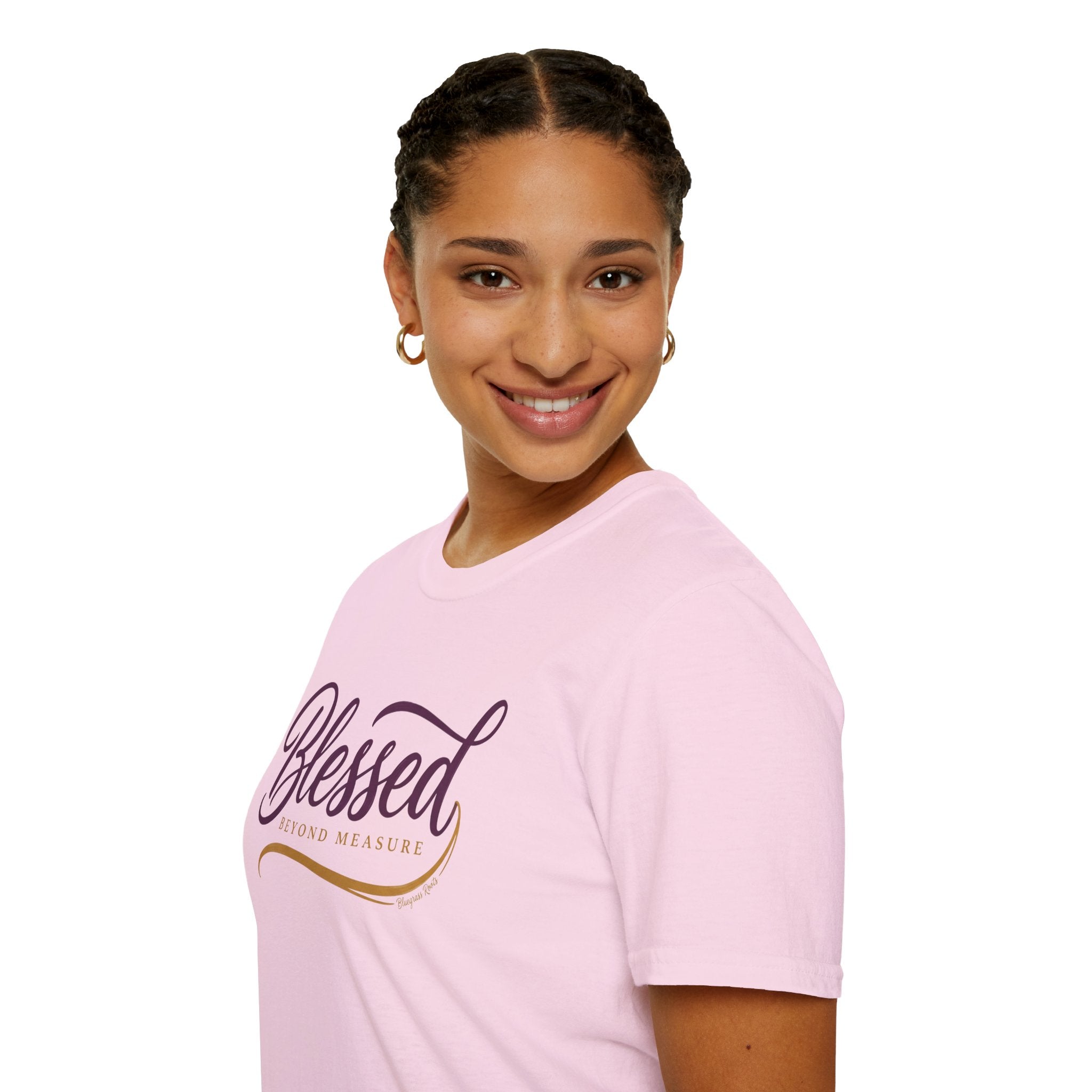 Blessed Beyond Measure script shirt