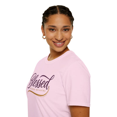 Blessed Beyond Measure script shirt