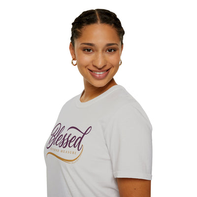 Blessed Beyond Measure script shirt