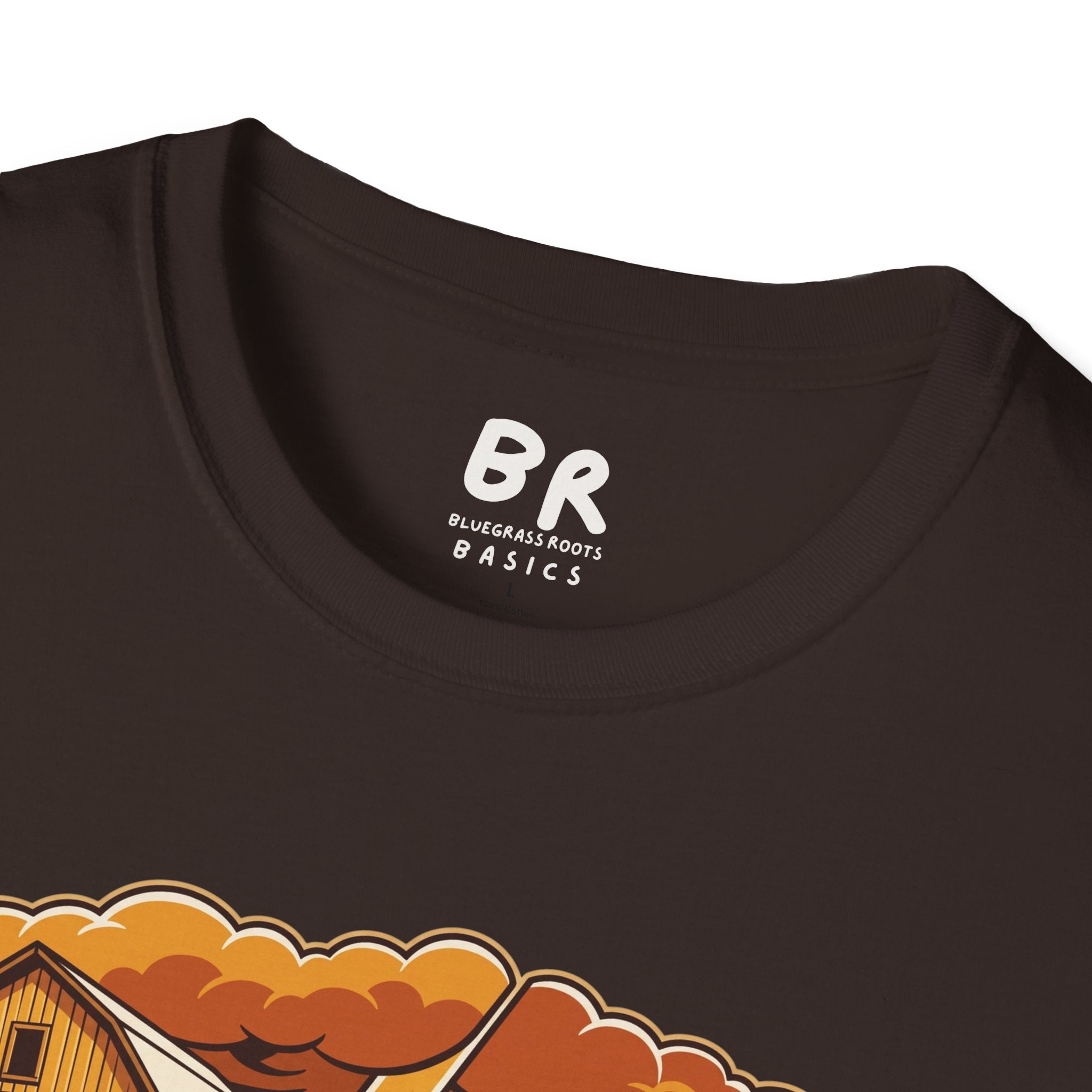 Built on the Rock christian shirt for men, Built on the Rock split barn parable design