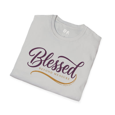 Blessed Beyond Measure script shirt