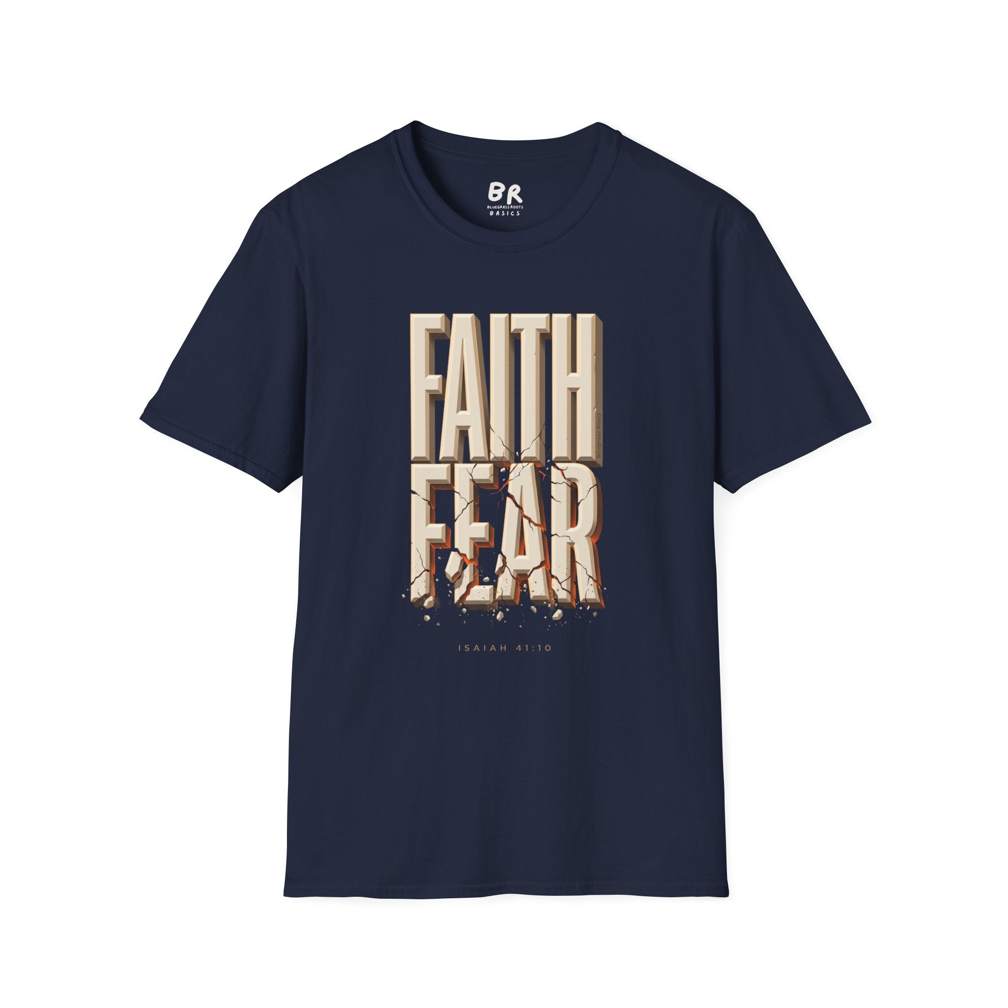 Faith Over Fear Isaiah 41:10 shirt in XS