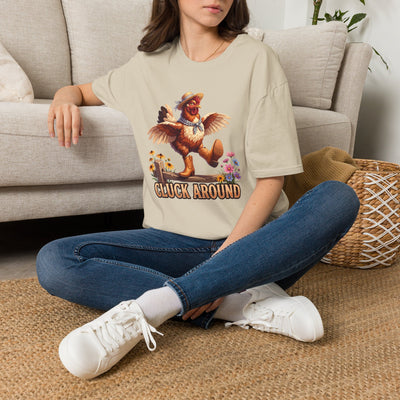 Cluck Around funny chicken shirt