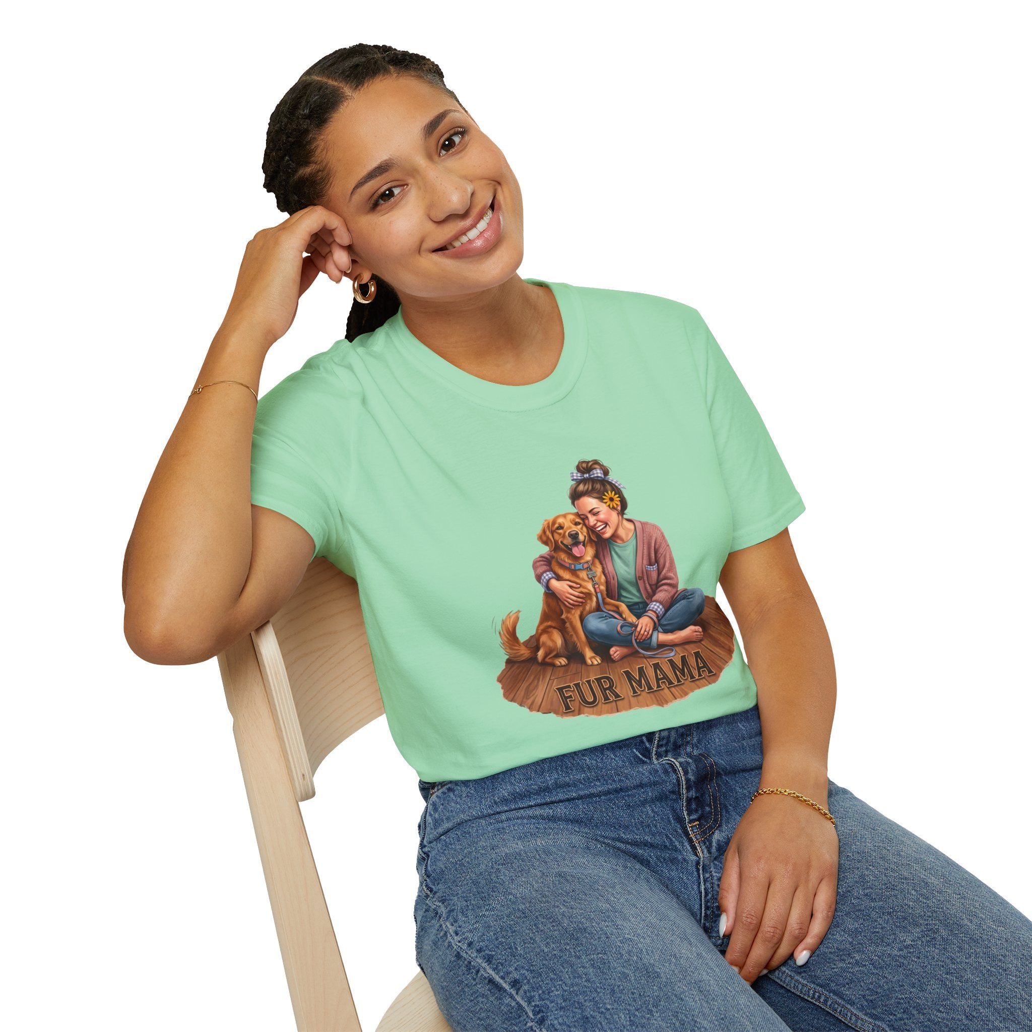 Fur Mama dog mom shirt