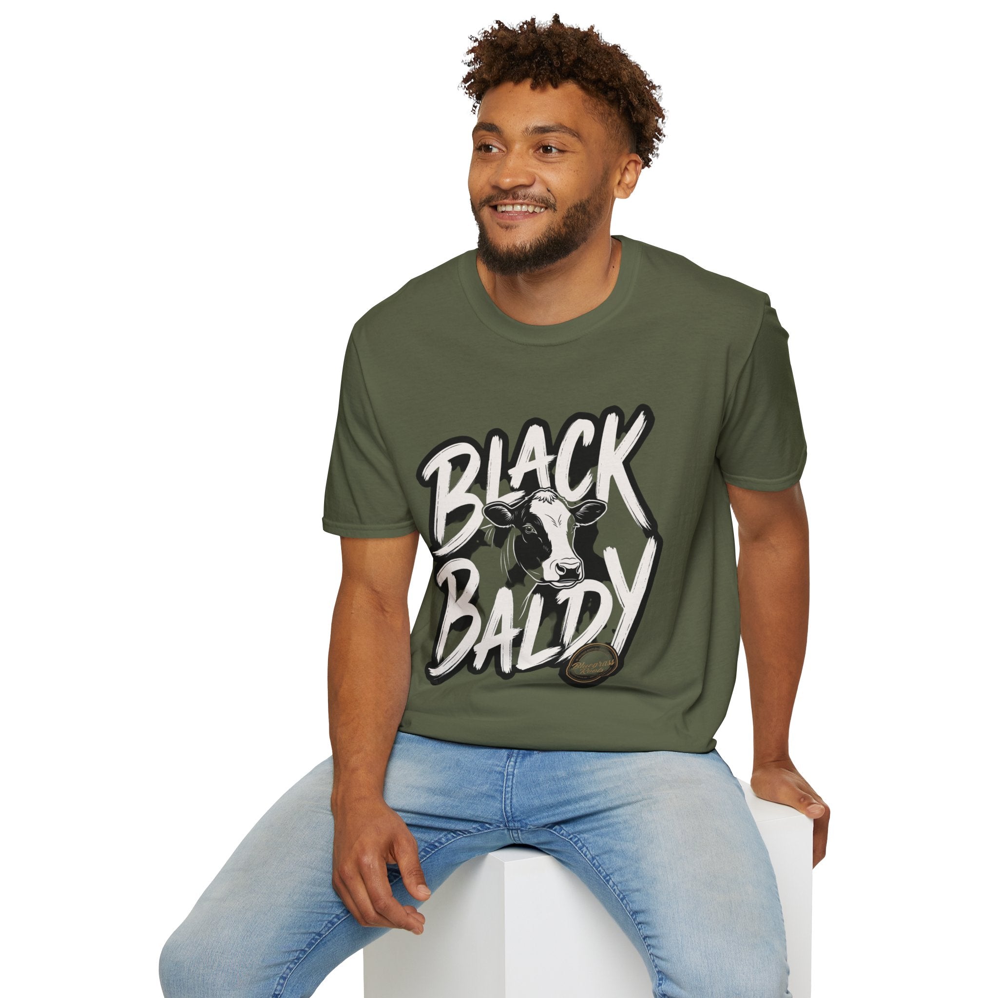 Cattle Shirt — "Black Baldy" Bold Cattle Graphic Tee