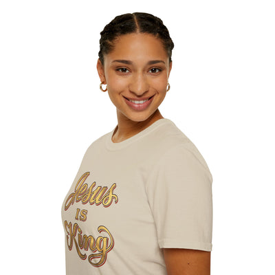Jesus Is King gold leaf shirt