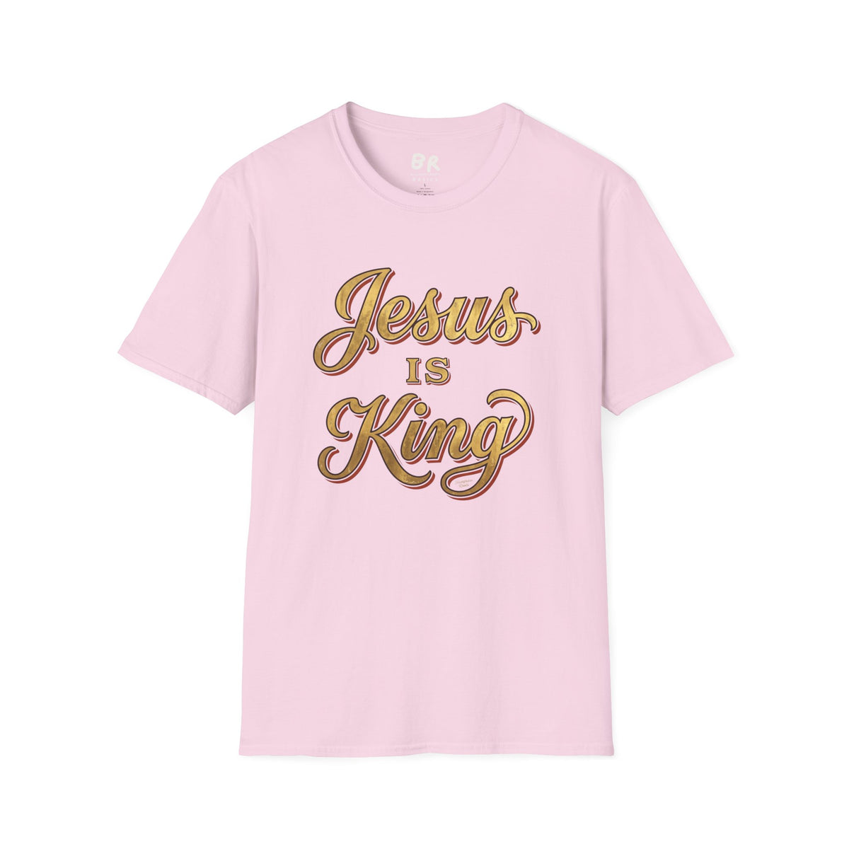 Jesus Is King gold leaf shirt