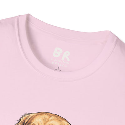 Golden retriever patriotic shirt for women