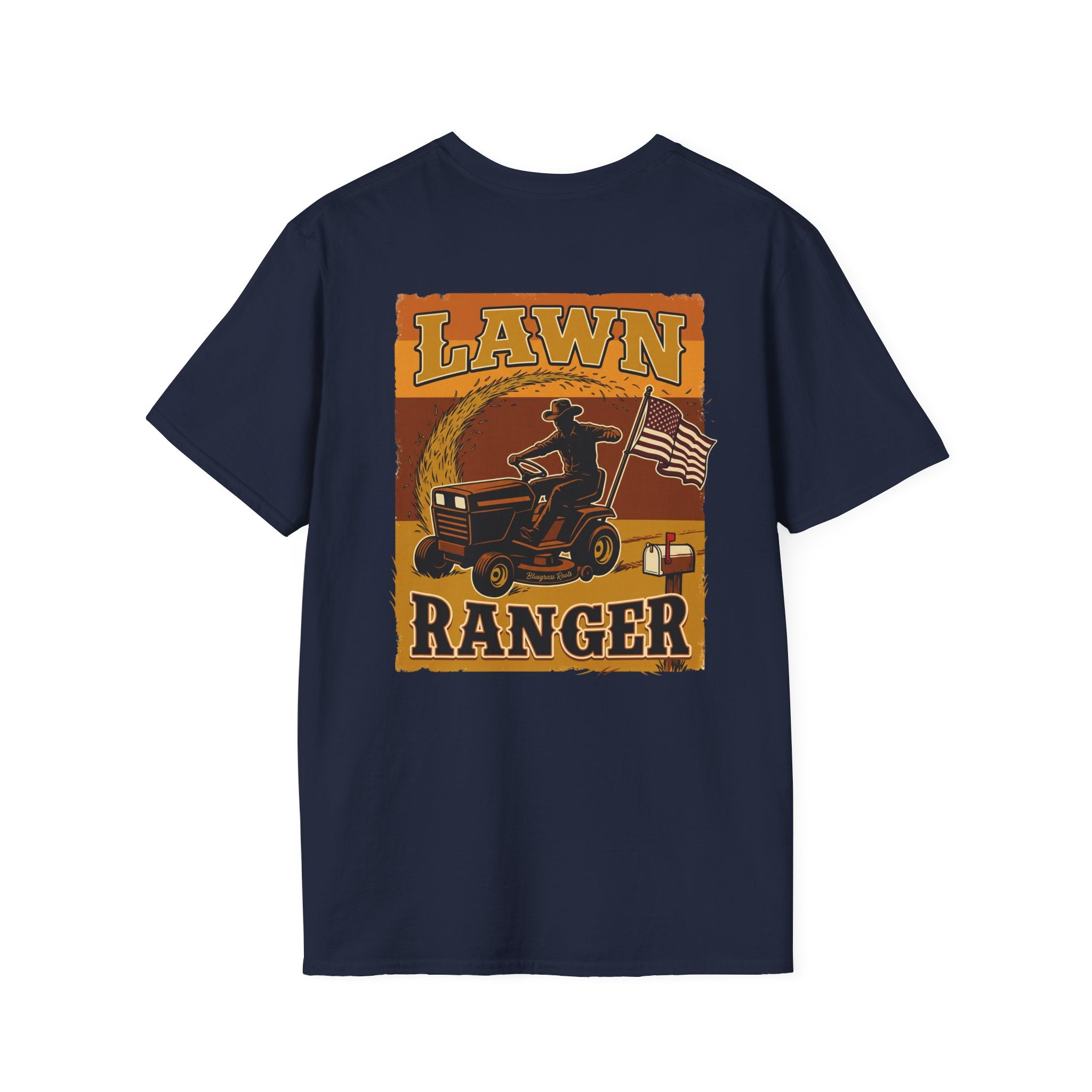 Bluegrass Roots | "Lawn Ranger" Riding Mower Cowboy Graphic Tee