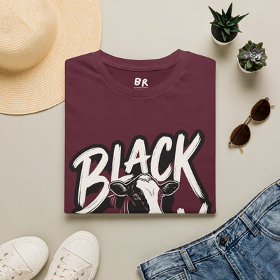 Cattle Shirt — "Black Baldy" Bold Cattle Graphic Tee