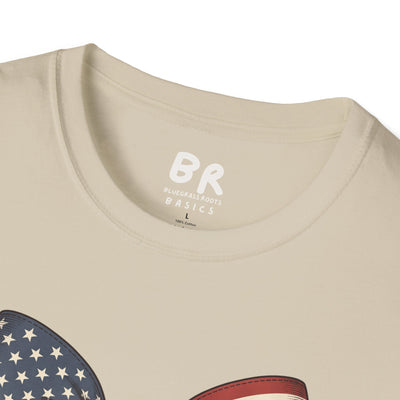 American flag bow 4th of July shirt