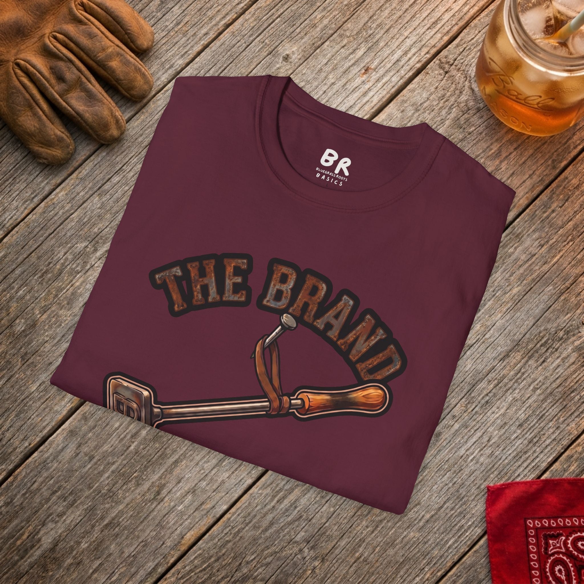 Ranch Shirt — "The Brand Doesn't Lie" Cattle Branding Iron Tee