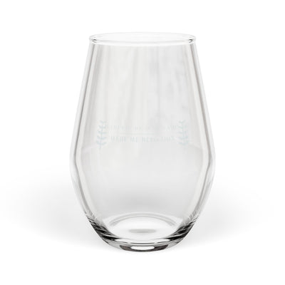 Funny Parent Wine Glass — These Three Made Me Need This