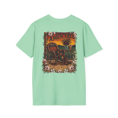 Bluegrass Roots | "Amen, Y'all" Front Porch Rocking Chair Graphic Tee