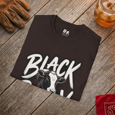 Cattle Shirt — "Black Baldy" Bold Cattle Graphic Tee