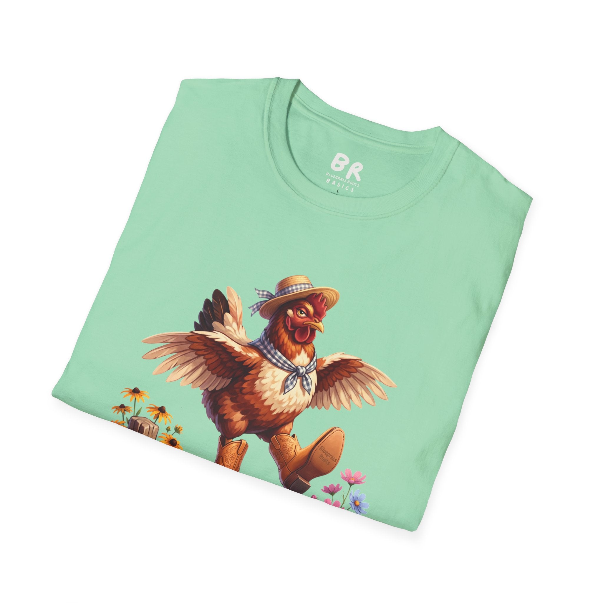 Cluck Around funny chicken shirt