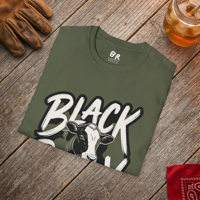 Cattle Shirt — "Black Baldy" Bold Cattle Graphic Tee