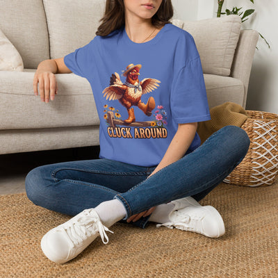 Cluck Around funny chicken shirt