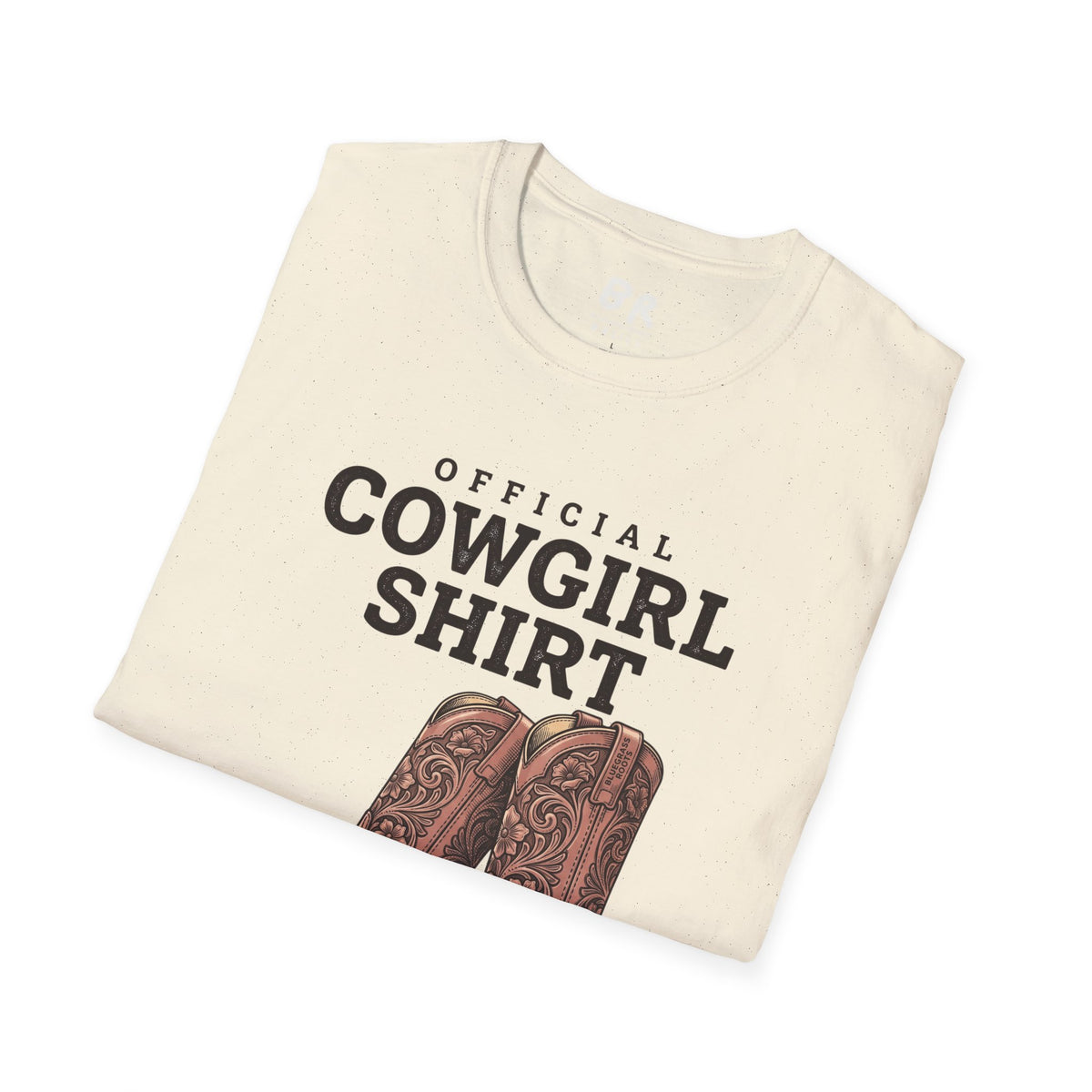 Official Cowgirl Shirt boots tee