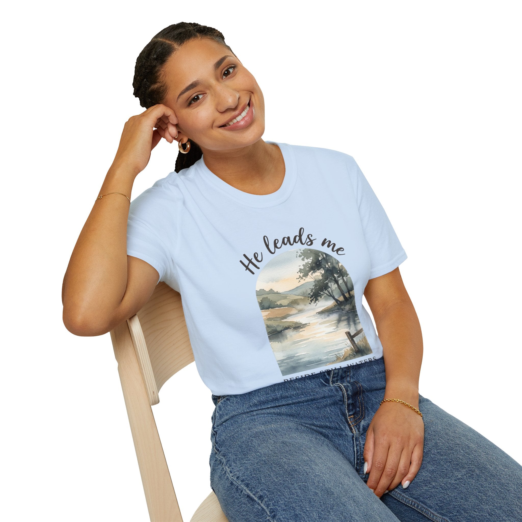 Psalm 23 Still Waters bible verse shirt