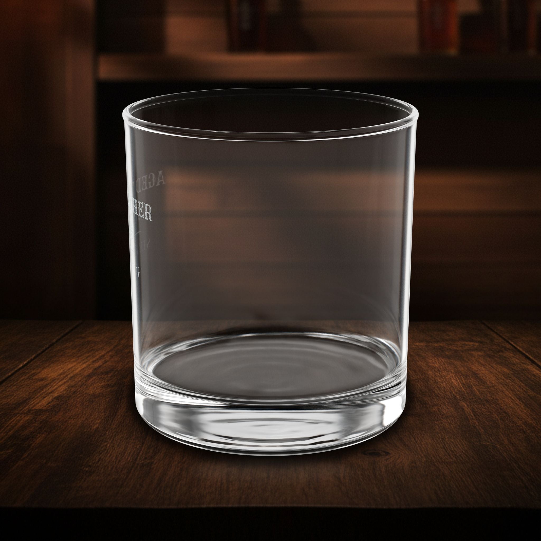 Aged Together anniversary whiskey glass pair