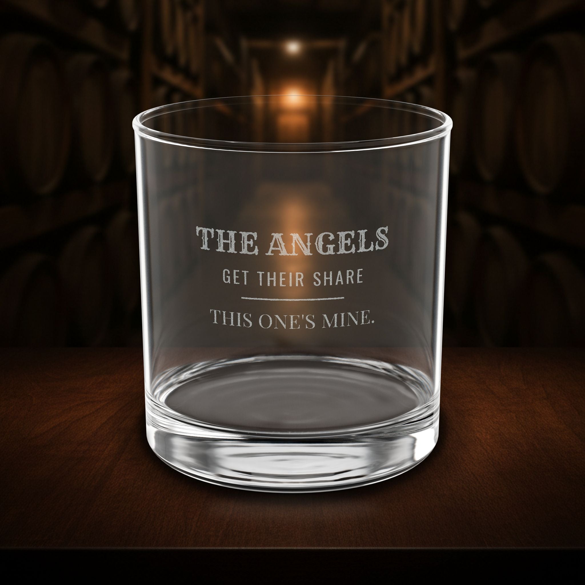 The Angel's Share – engraved whiskey glass – Bluegrass Gifts
