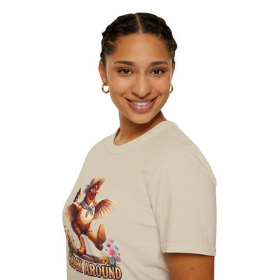 Cluck Around funny chicken shirt