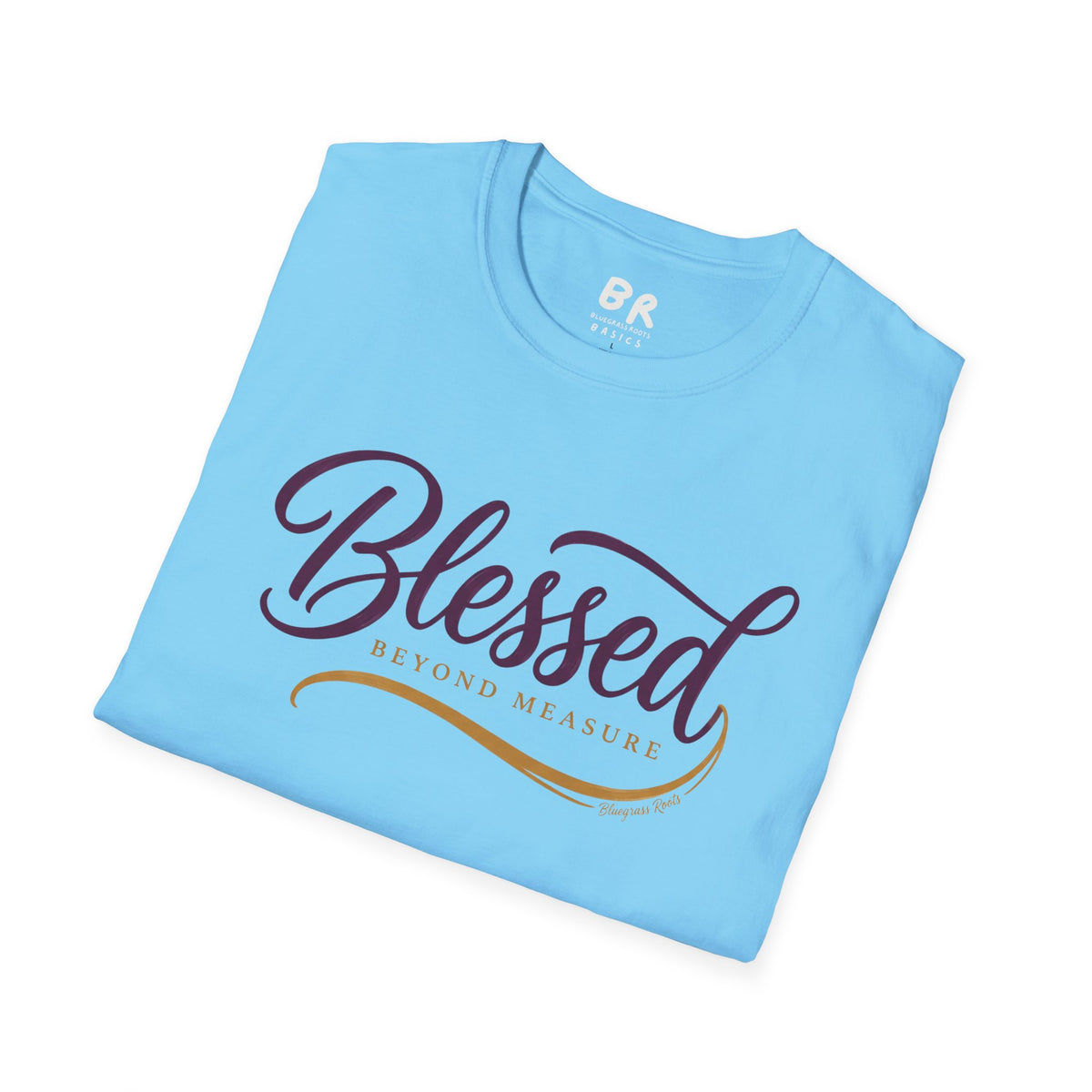 Blessed Beyond Measure script shirt