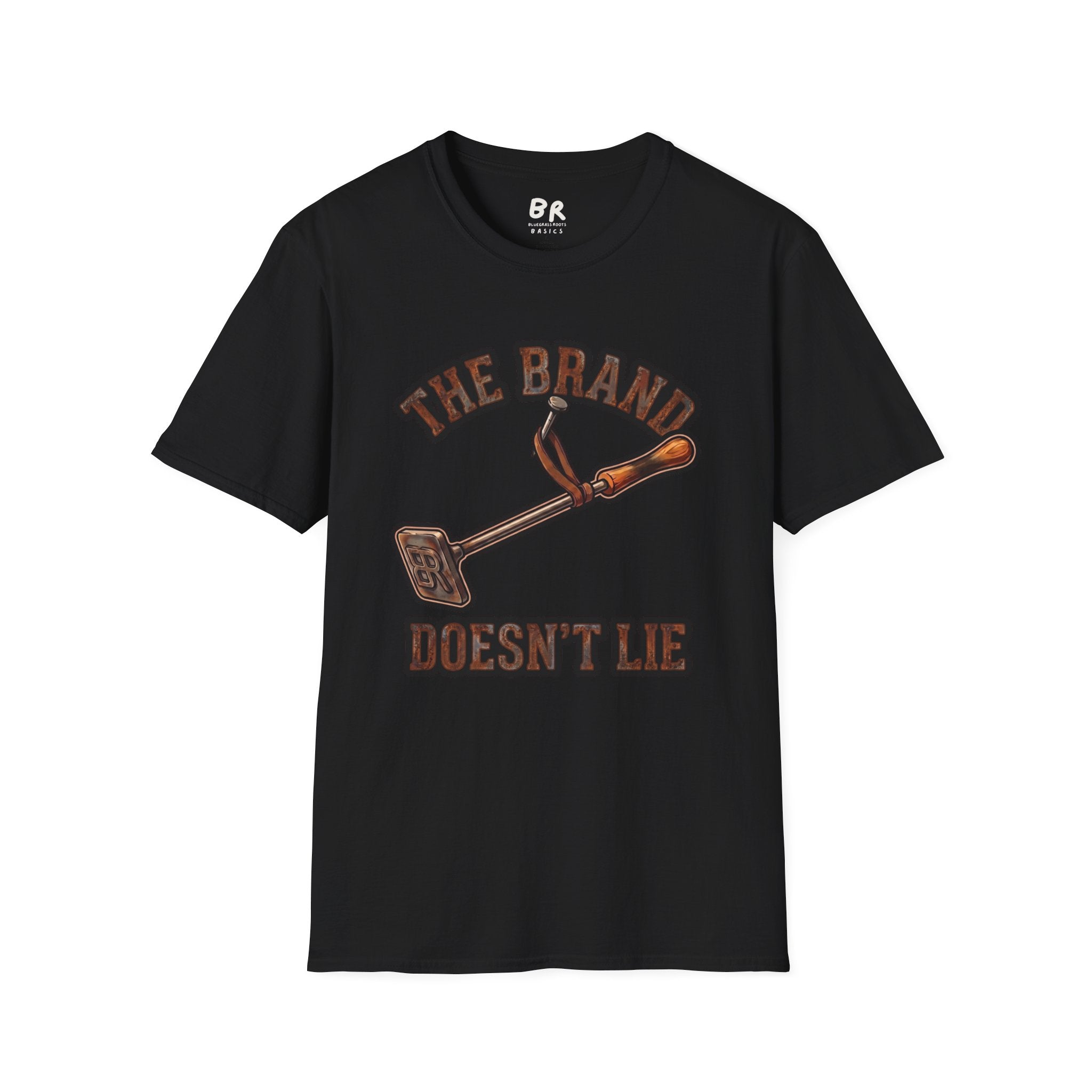 Ranch Shirt — "The Brand Doesn't Lie" Cattle Branding Iron Tee