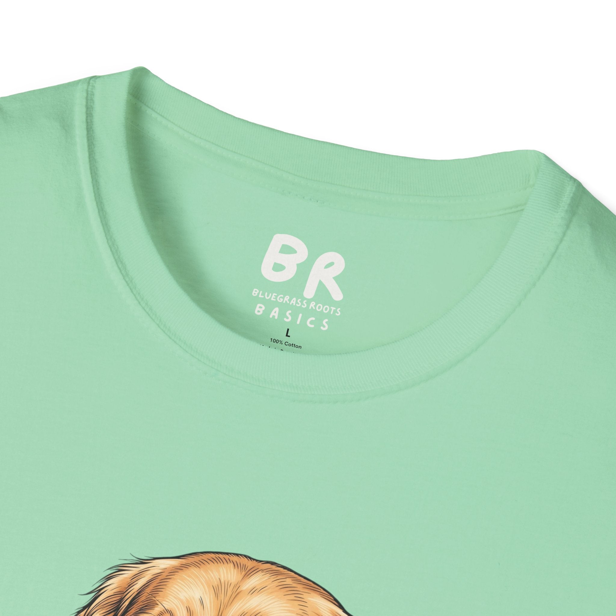 Golden retriever patriotic shirt for women