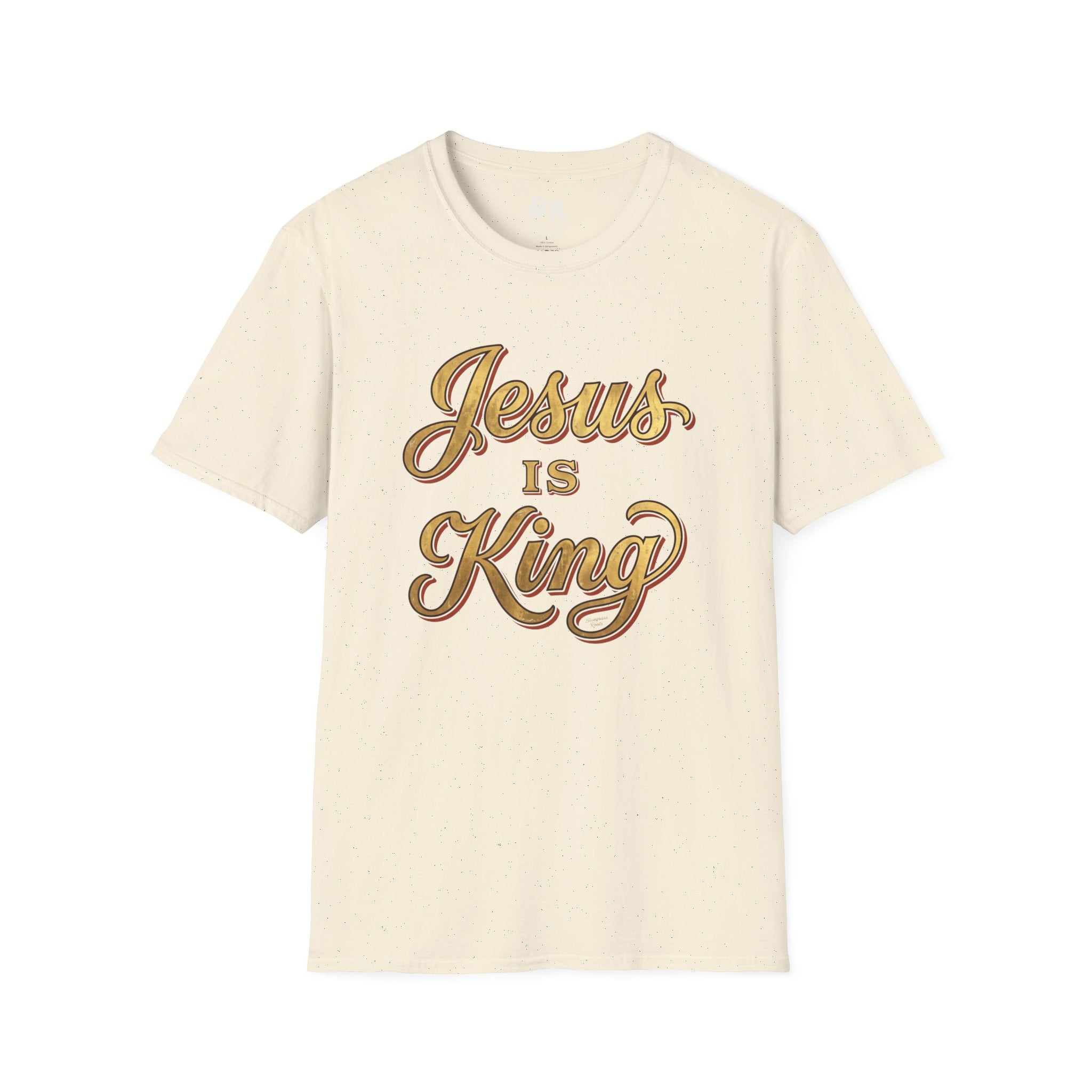 Jesus Is King gold leaf shirt