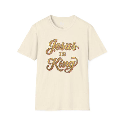Jesus Is King gold leaf shirt