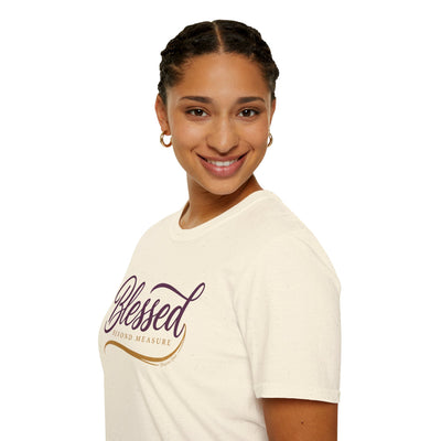 Blessed Beyond Measure script shirt