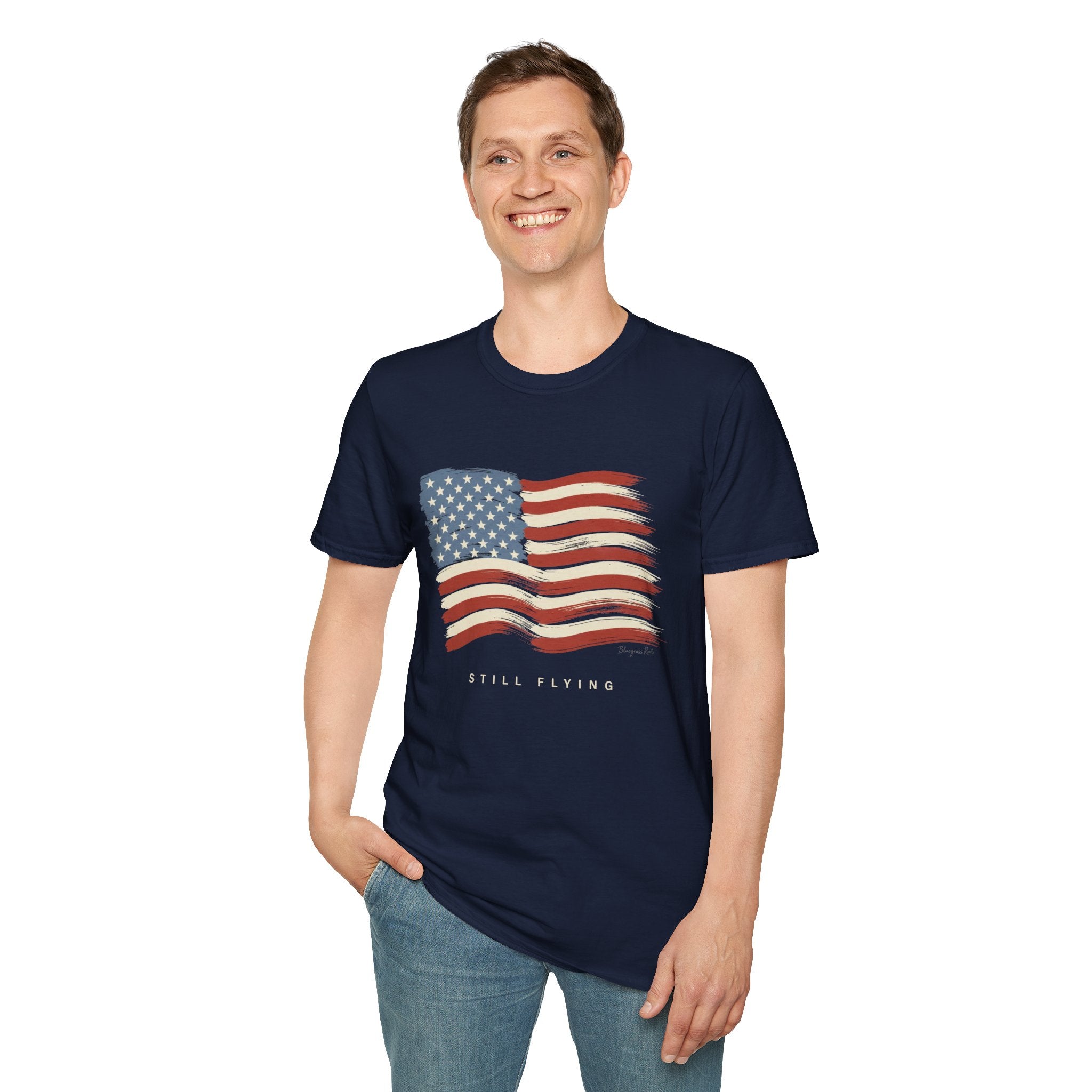 Still Flying american flag shirt