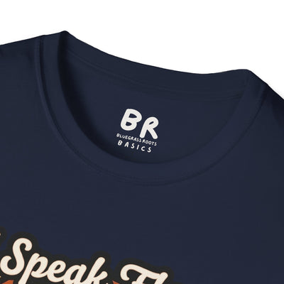 Farmer Shirt — "I Speak Fluent Cow" Funny Cattle Graphic Tee